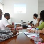 Primeira reunião de coordenação com a Universidade de Cabo Verde, 23/02/2017, Cabo Verde.