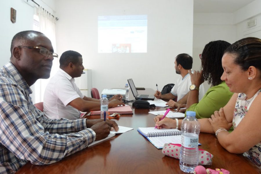 Primera reunión coordinación con Universidad Cabo Verde, 23/02/2017, Cabo Verde